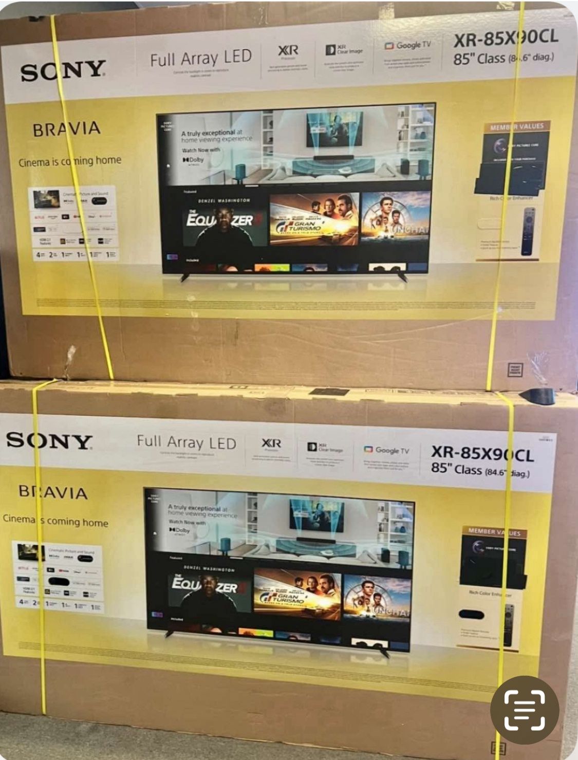 85 TV Sony smart 4K HDTV $55 down on financing free delivery six month warranty