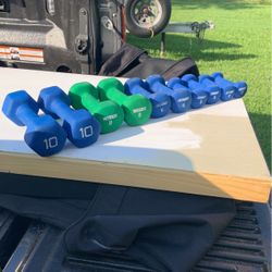 Full Set Of Dumbbells 56 Pounds 