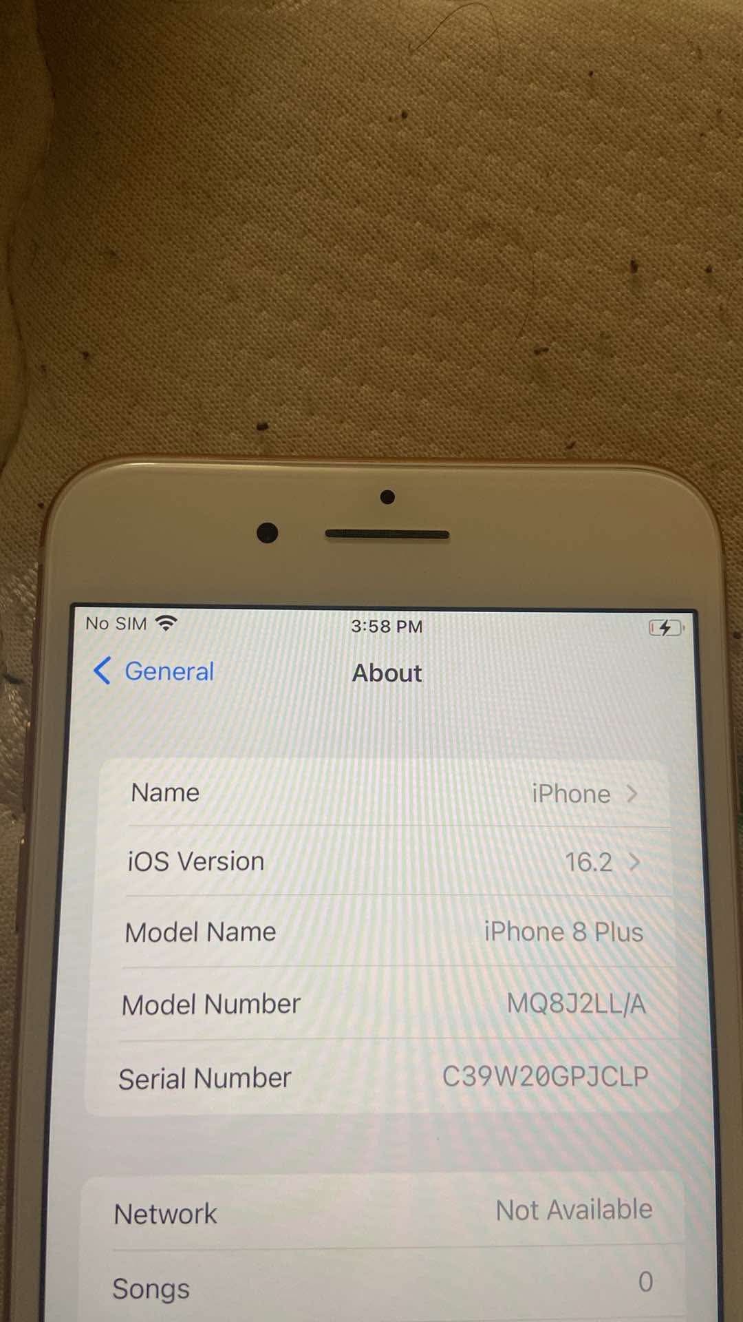 iPhone 8 Plus 64 Gb iOS From 16.0 To 16.5 