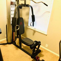 Treadmill/excercise machine combo