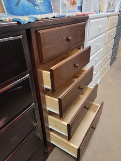 Dresser 5 Drawers 100% Pinewood 🌲