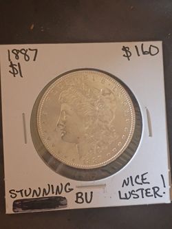 1887 Morgan dollar BU