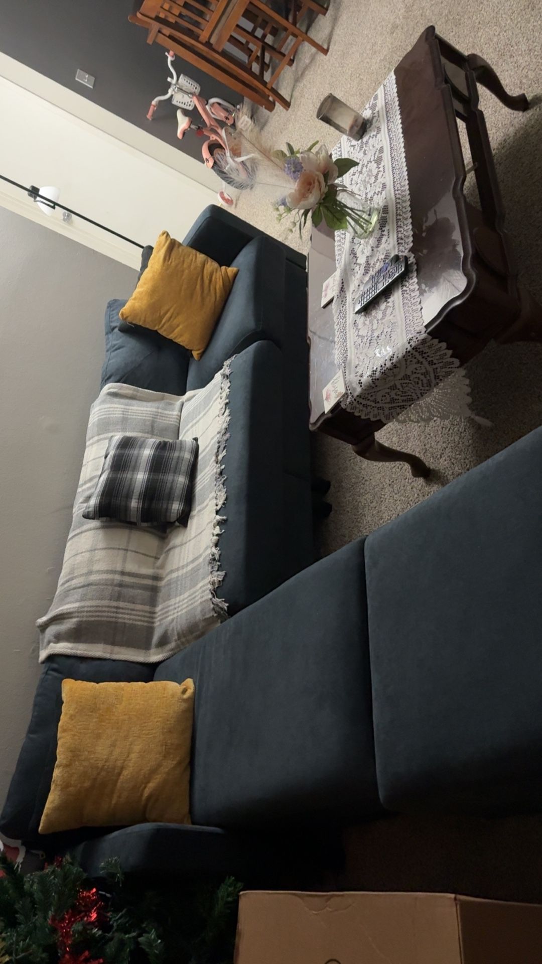 Bluish Grey Sectional