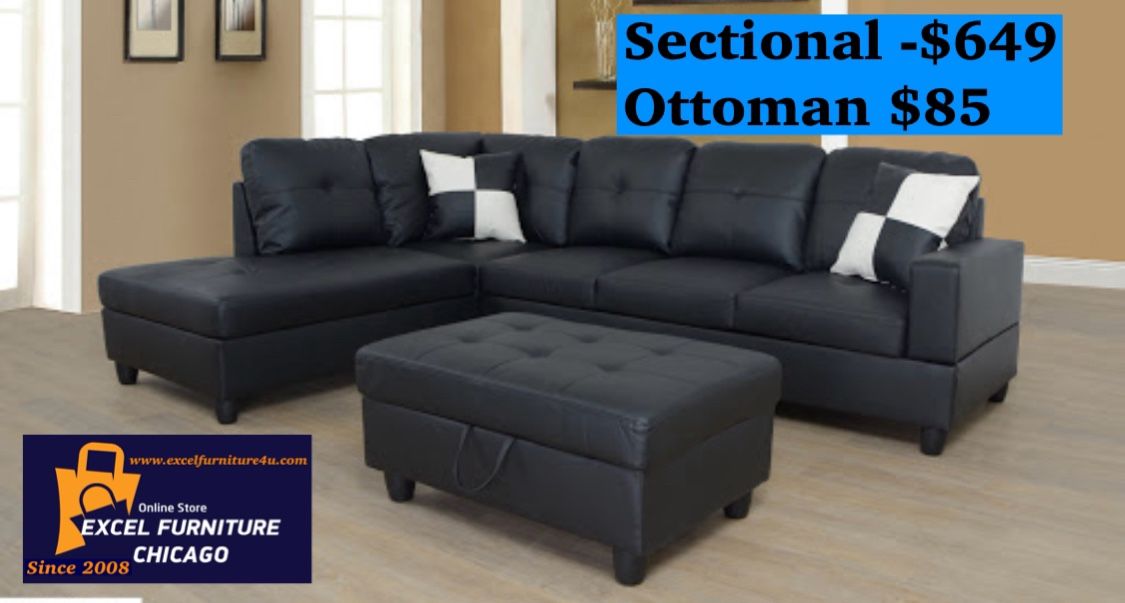 🔥FREE DELIVERY🔥Brand New Sectional Sofa Couch