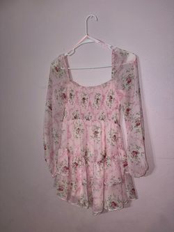 Altar'd State pink mini dress