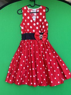Retro Minnie Mouse Polka Dot Dress