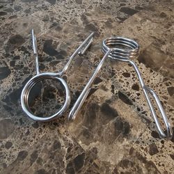 Great Call Athletics Olympic Barbell Spring Collars Clip 2” Pair 