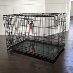 KONG Double Door Wire Dog Crate w/ Divider Panel
