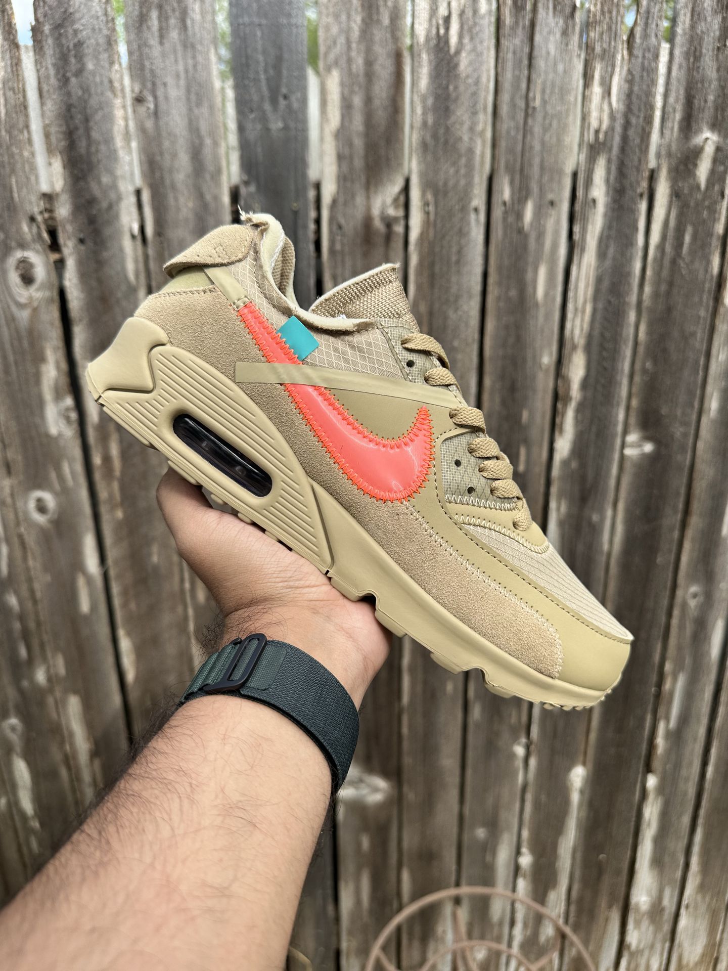 Off-White x Nike Air Max 90 “Desert Ore” sz 9.5