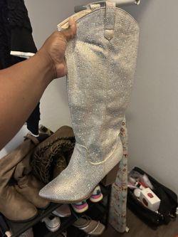 Rhinestone cowboy boots