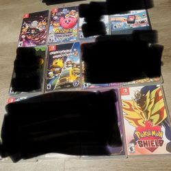 Switch with games and accessories (Please read description first!!!)
