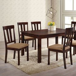 Dining Table Set 6 Chairs 