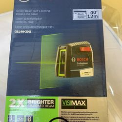 Bosch 40-ft Self-Leveling Indoor Cross-line Laser Level