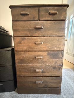 Wood dresser