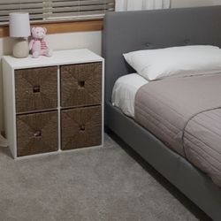 Twin Bed with Mattress 