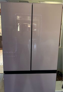 Pink Samsung refrigerator