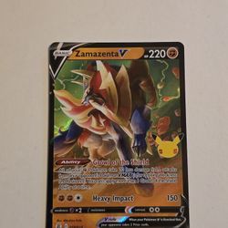 Pokémon TCG Zamazenta V 25th Anniversary Celebrations 018/025 Holo Ultra Rare