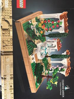 Lego Fountain Garden