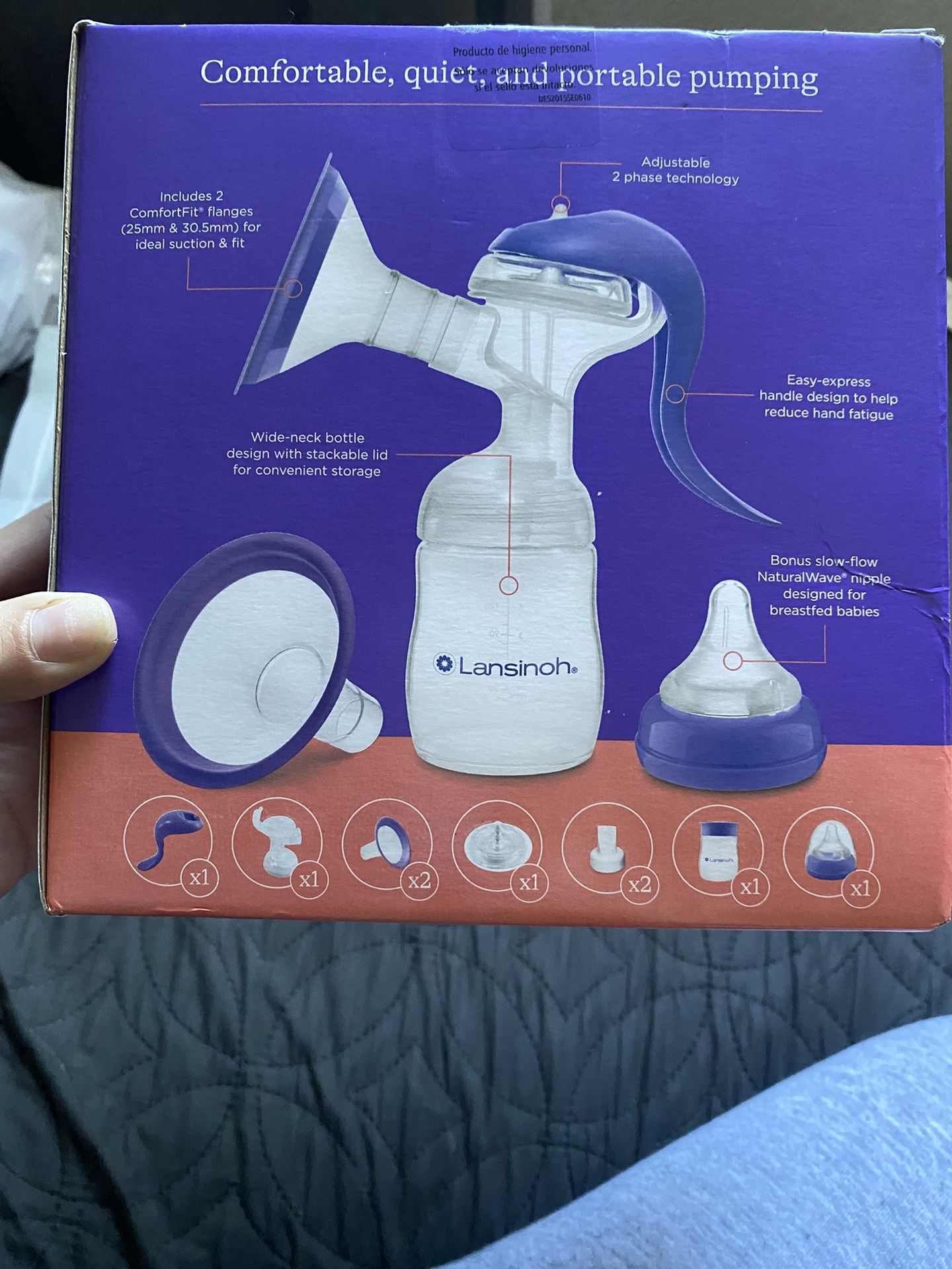 Manual Breast Pump And Breastmilk Storage Bags