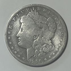 1896 O Morgan Silver Dollar