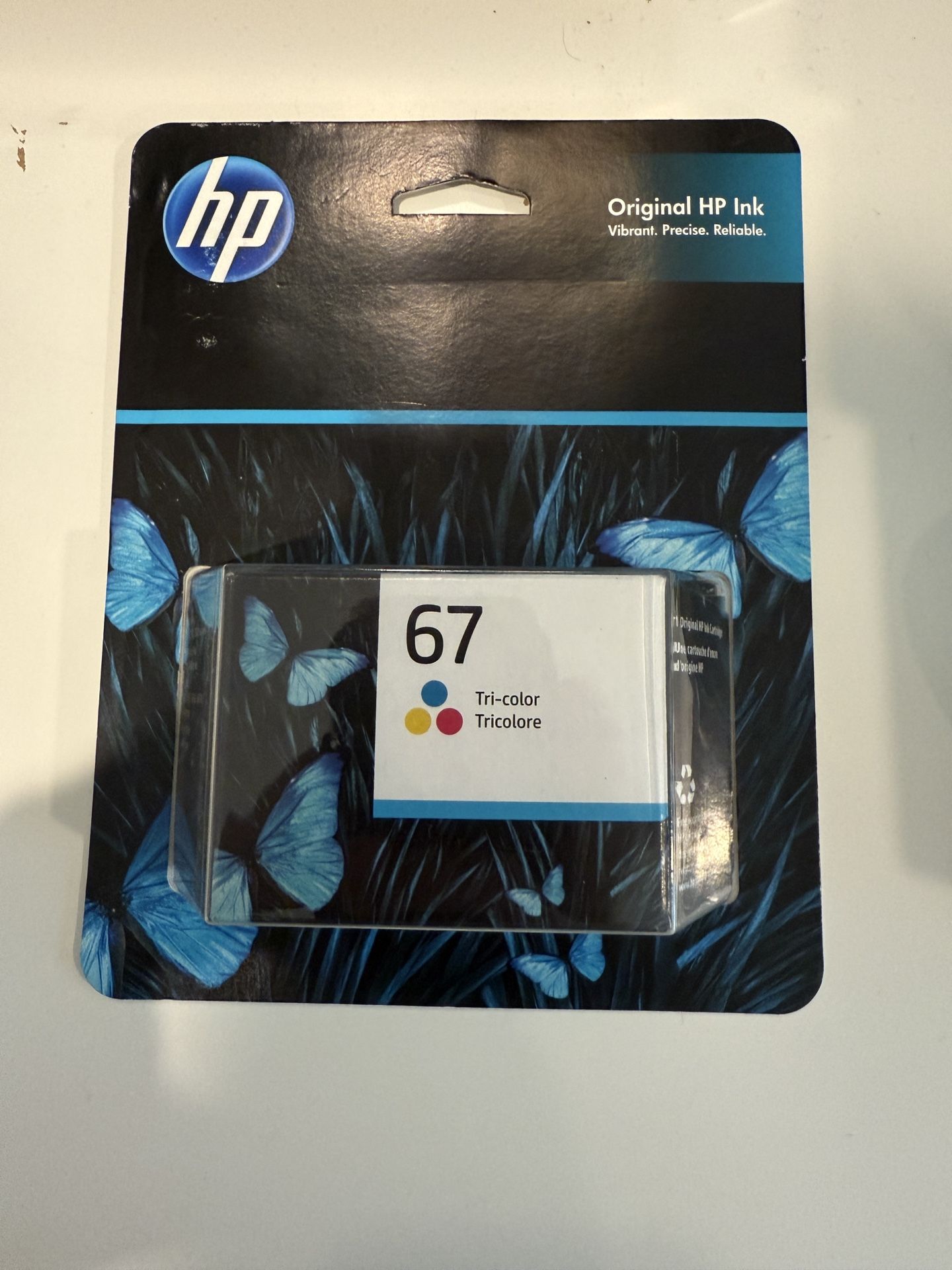 HP 67 Tri Color Original Ink Cartridge Brand New