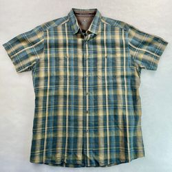 Kuhl Shirt Mens Sz Large Plaid Outdoors Button Up 