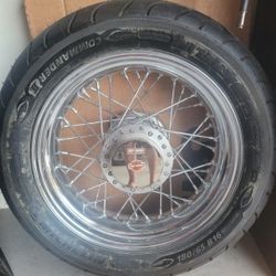 New Harley Motorcycle Rim And Tire