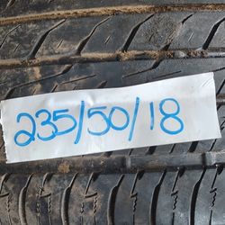 SINGLE 235/50/18 IRONMAN TIRE MOUNTED AND BALANCED 