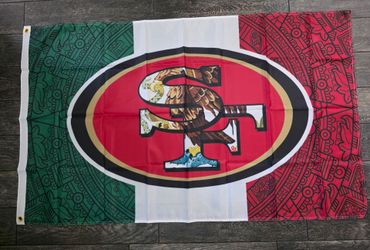 NFL San Francisco 49ers mexican style 3x5 flag
