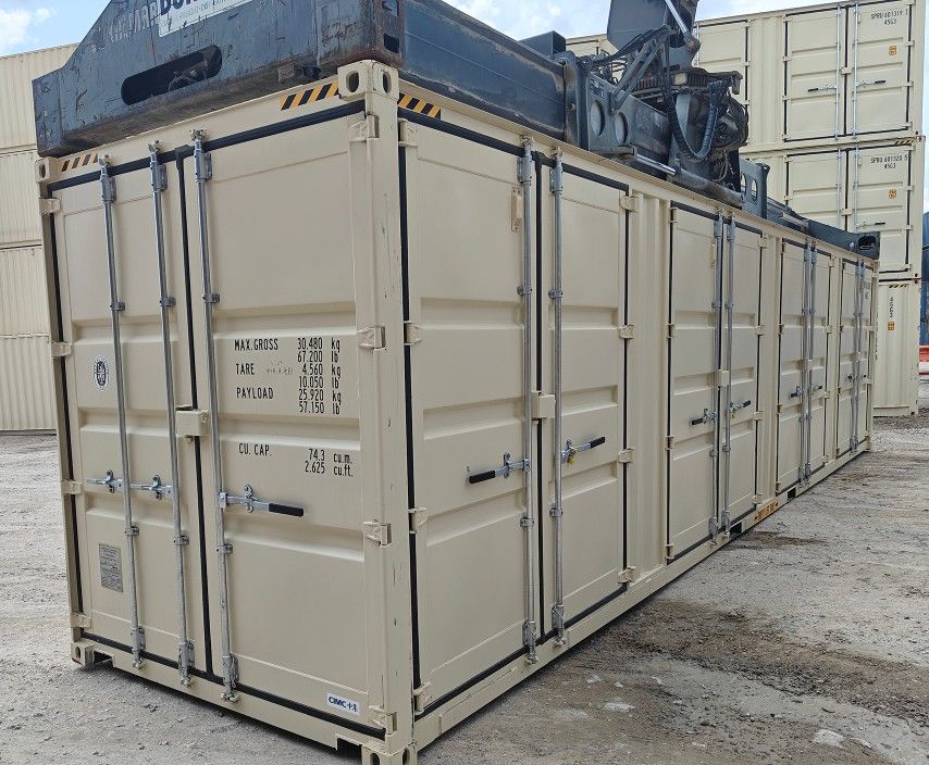 NEW 4 Side Door 40HC One Trip Shipping Containers For Sale