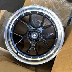 MFLOW RACING MFL1 18x8.5 5x114.3+35 Wheels Civic Accord Altima Maxima Sonata Mustang G35 G37 Q50 18"