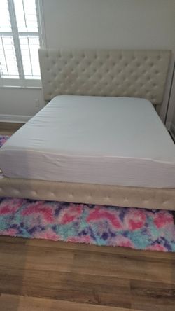 King size bedframe (mattress not included)
