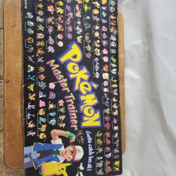 POKEMON MASTER TRAINER BOARD GAME - 1999 MB/Hasbro - Missing Pieces