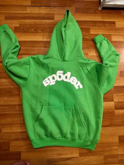 Sp5der Green Pullover Hoodie