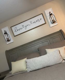 King Platform bed frame