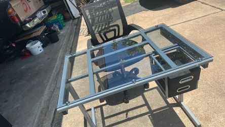 Chair and table