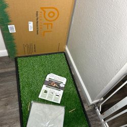 Dog Grass Large Patch Potty, Artificial Dog Grass Bathroom Turf for Pet Training, Washable Puppy Pee Pad, Perfect Indoor/Outdoor Portable Potty Pet Lo