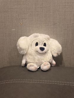 Bluey White Fluffy Dog Stuffed Animal Plush Toy