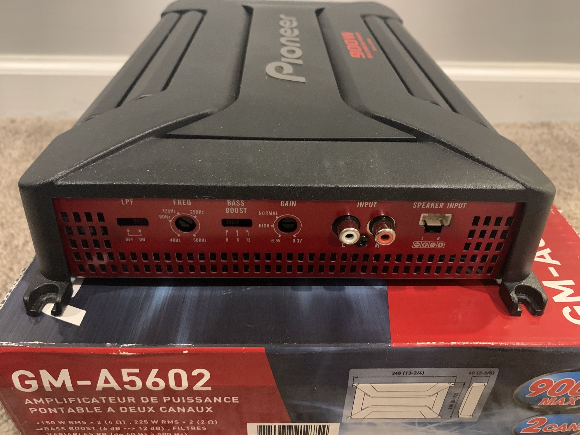 Pioneer GMA5602 2channel amplifier for Sale in Lake Saint Louis, MO