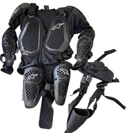 Alpinestars Bionic Action V2 Body Armor Jacket (Large) + Knee Guards