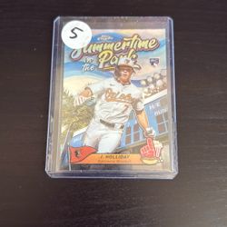 2024 Topps Chrome - Summertime in the Park Jackson Holliday #SITP-8 (RC)