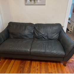 Italian Leather couch for sale