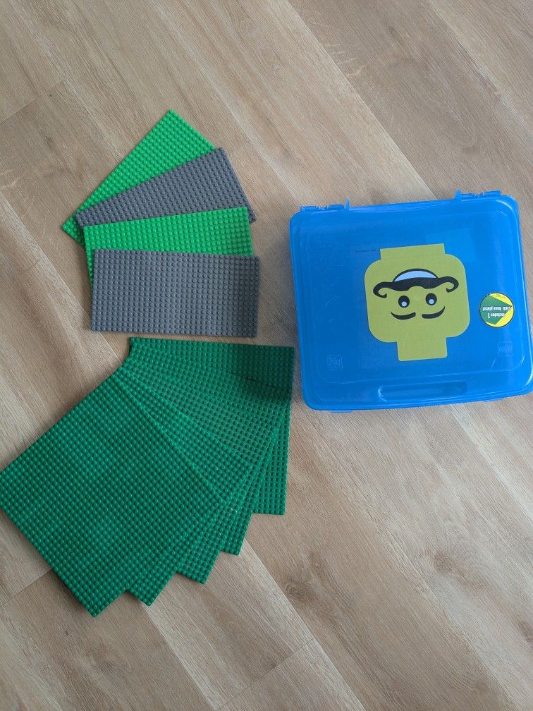 Lego Baseplates And Box