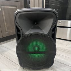 Bosbos Hurricane Rolling Travel Mobile Speaker With Lights And Extended Handle