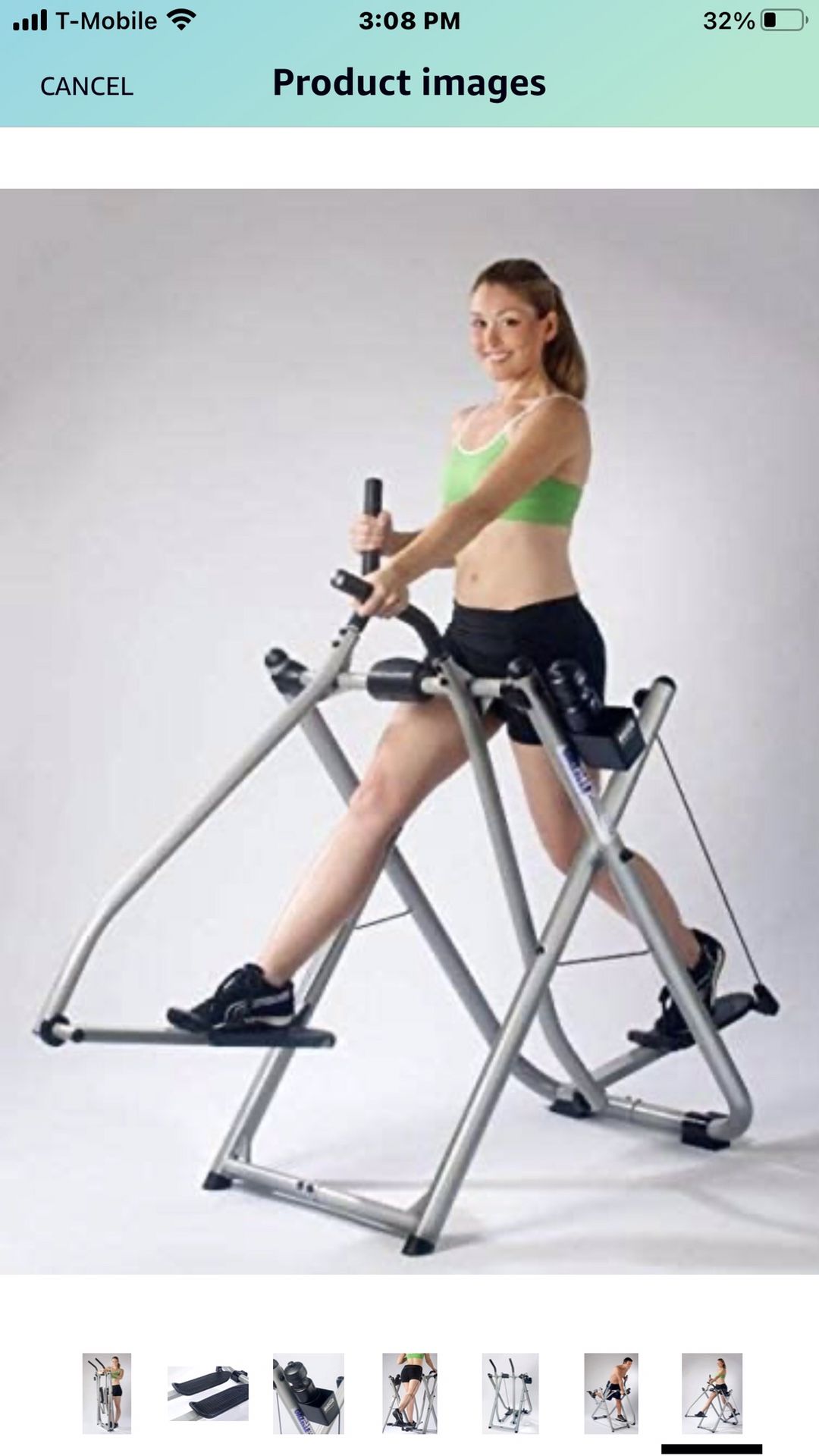 Gazelle Fitness Glider Cardio Home Fitness Training Exercise Machine