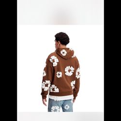 Denim Tears Hoodie Brown New Adult M 