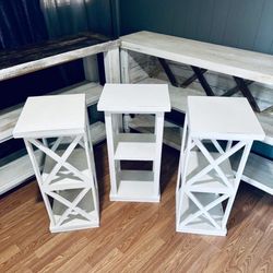 3 small tables ($30 easch )