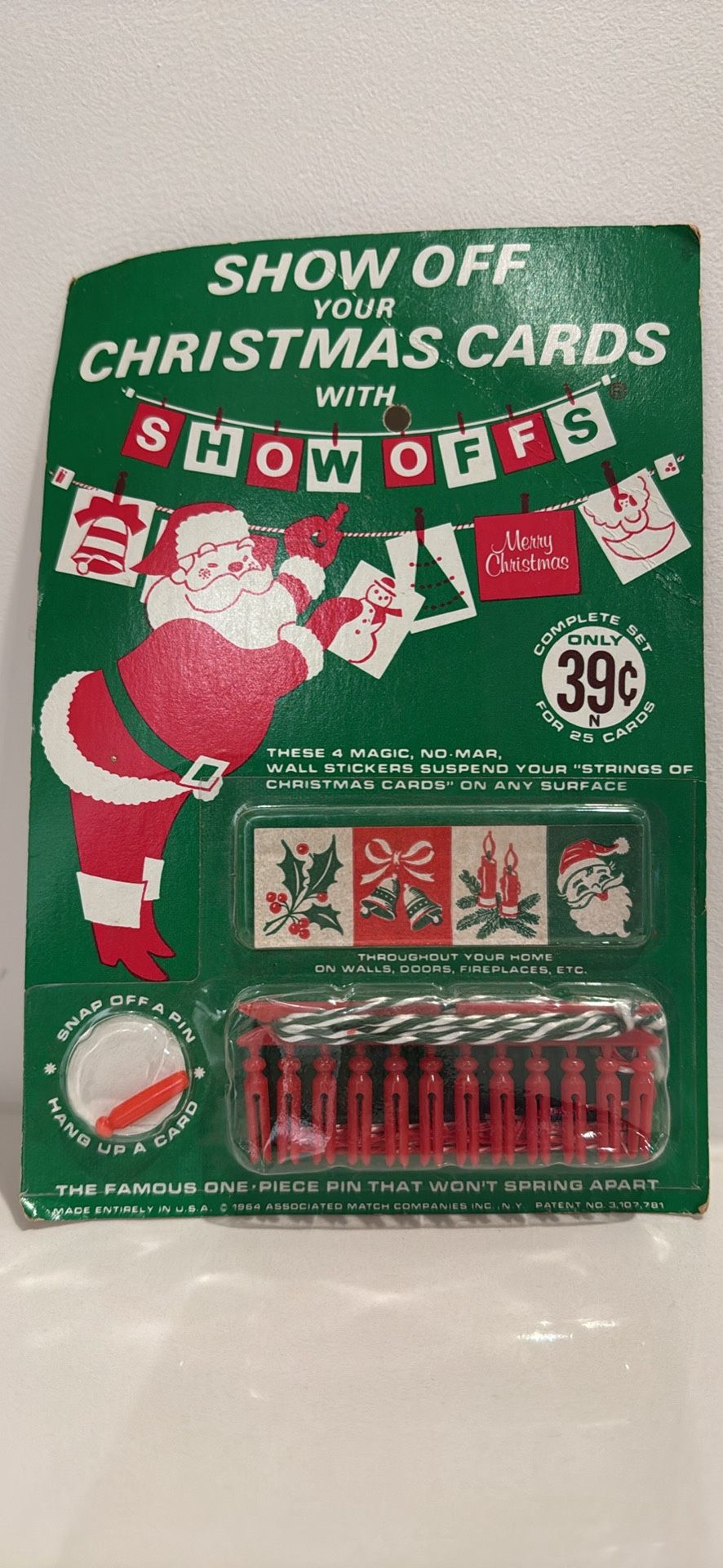 Vintage Show Off Your Christmas Cards