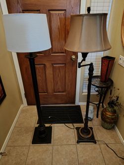 2 Floor Lamps . 15 Each