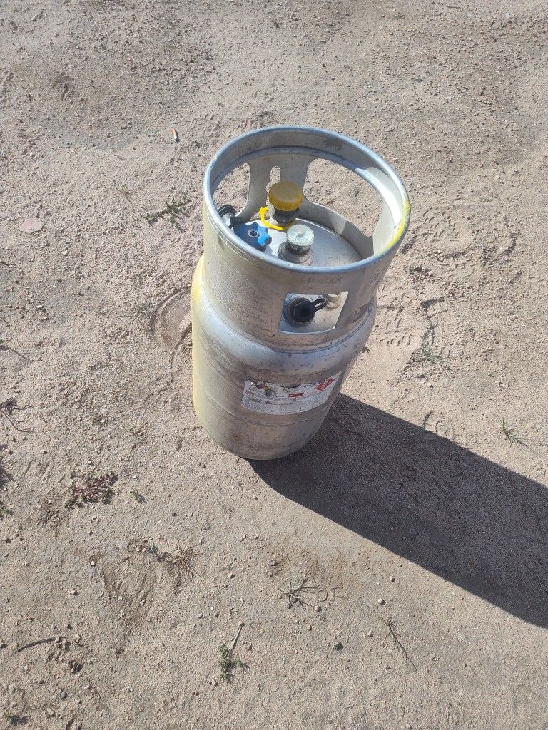Forklift Propane Tank A Little Over Half Full